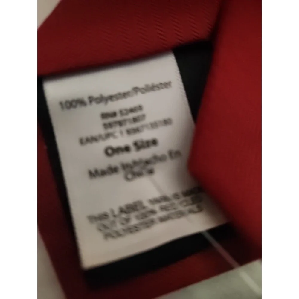 George Mens Red Neck Tie NWT!